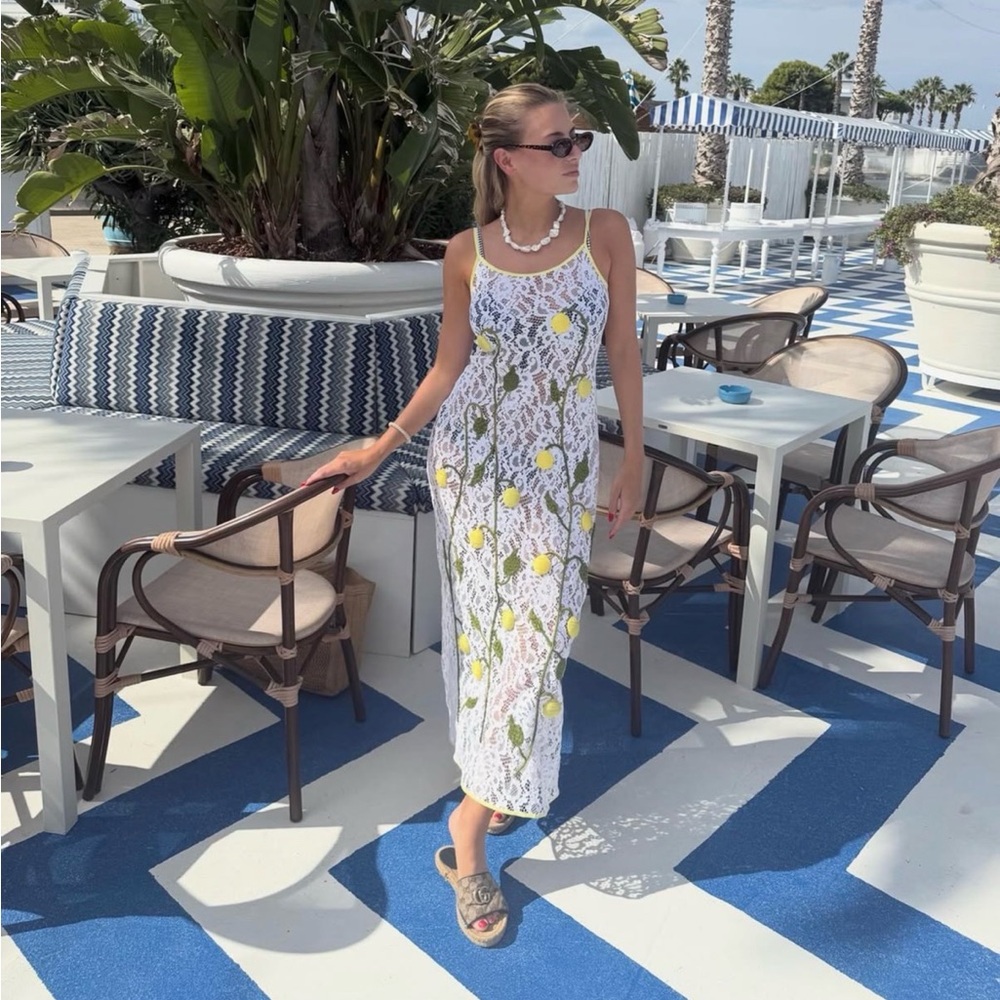 Leslie Amon Under The Lemon Tree Dress